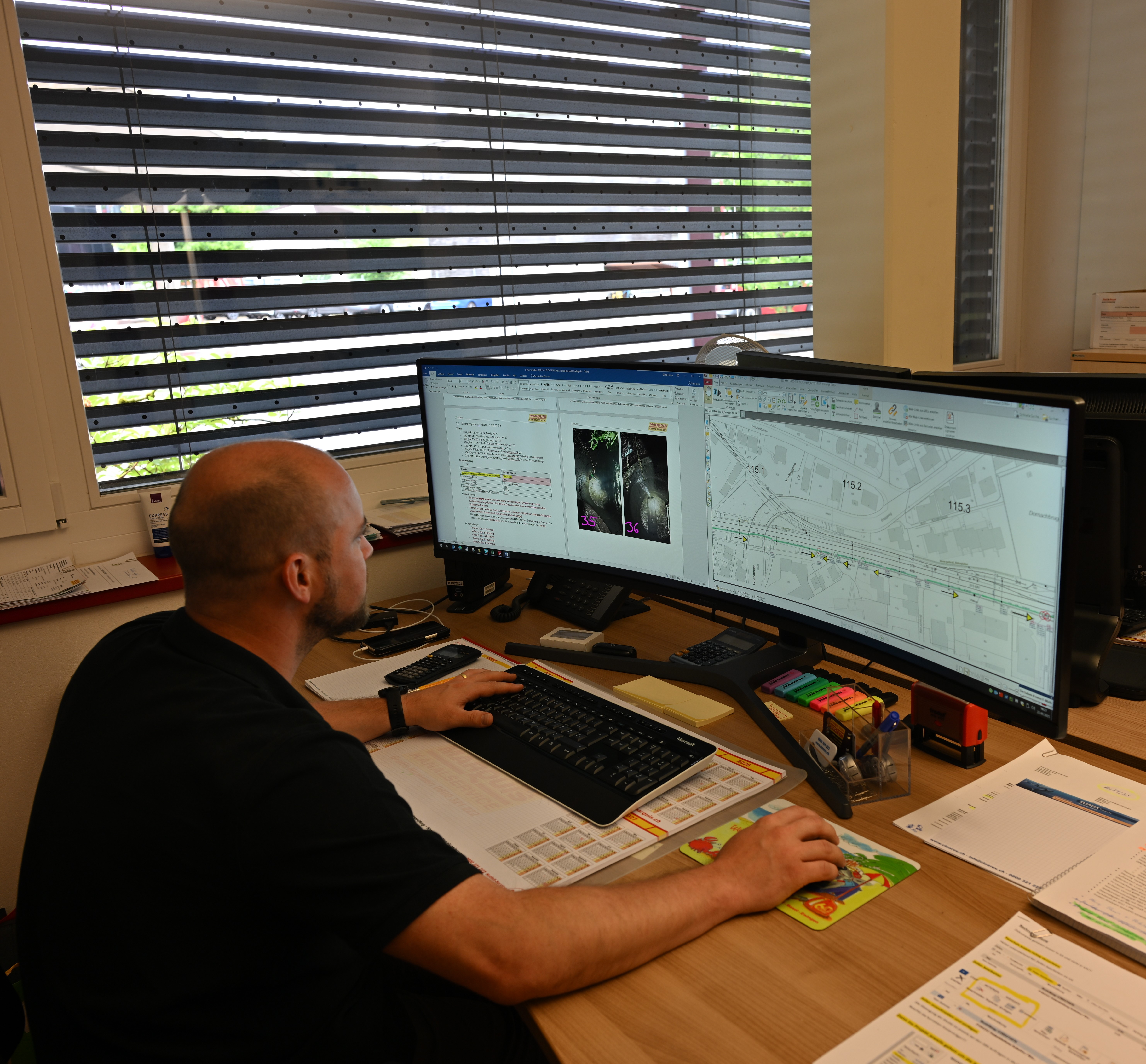 Wir sind do﻿﻿rt im Einsatz, wo andere reisen: im Bahnbereich.